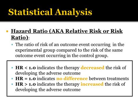 relative risk vs hazard ratio|Iba pa.